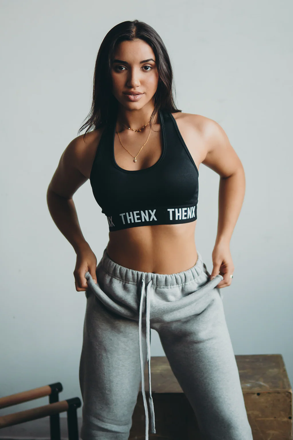 Thenx Women's Black Sports Bra - Image 3